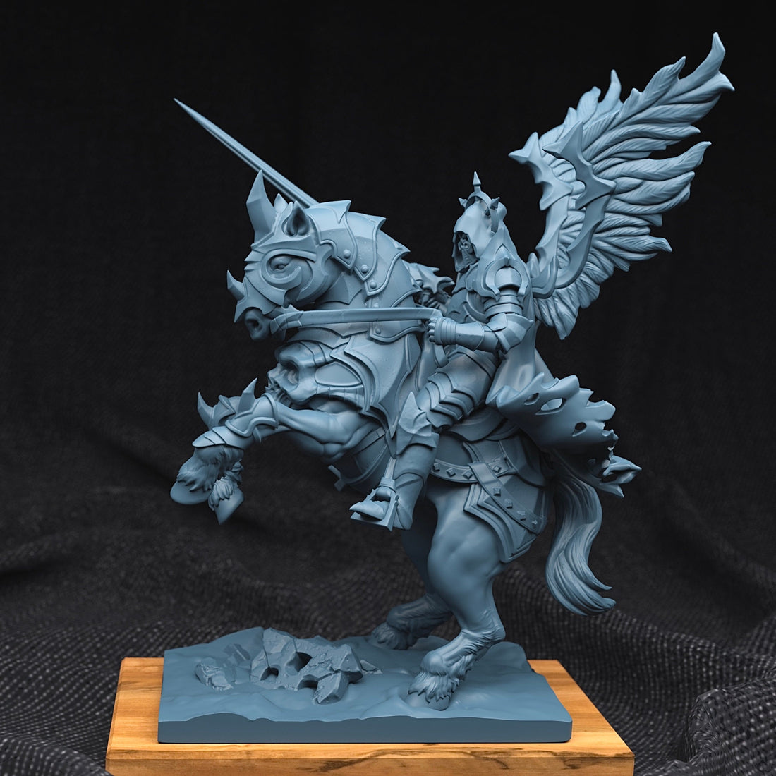 Demon Rider Miniature | Tabletop RPG Miniature | Creature Armory | Roleplaying 3D Printed Fantasy Mini - 3DPrintDen