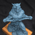 Werewolf Miniature | Tabletop RPG Miniature | Creature Armory | Roleplaying 3D Printed Fantasy Mini - 3DPrintDen