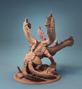 Hydra Miniature | Tabletop RPG Miniature | Rescale Miniature | Roleplaying 3D Printed Fantasy Mini - 3DPrintDen