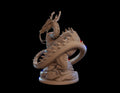 Earth Dragon Miniature | Tabletop RPG Miniature | Dragon Trappers Lodge | Roleplaying 3D Printed Fantasy Mini - 3DPrintDen