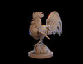 Rooster Mount Miniature, Yengshi | Tabletop RPG Miniature | Dragon Trappers Lodge | Roleplaying 3D Printed Fantasy Mini - 3DPrintDen