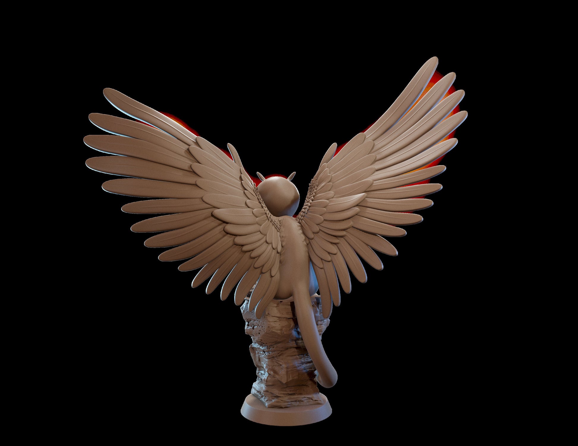 Gryphon Miniature | Tabletop RPG Miniature | Dragon Trappers Lodge | Roleplaying 3D Printed Fantasy Mini - 3DPrintDen