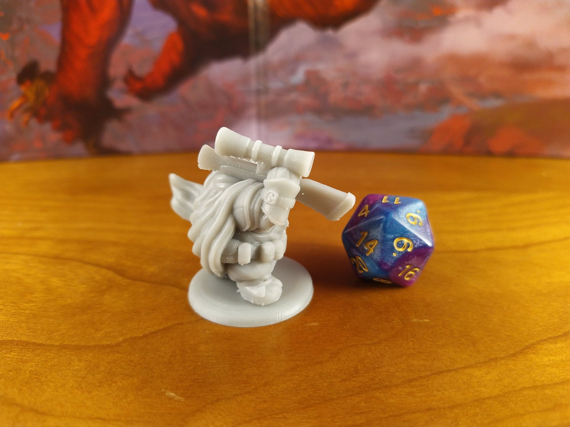 Dwarven Ranger | Tabletop RPG Miniature | Epic 'N' Stuff | Roleplaying 3D Printed Fantasy Mini - 3DPrintDen