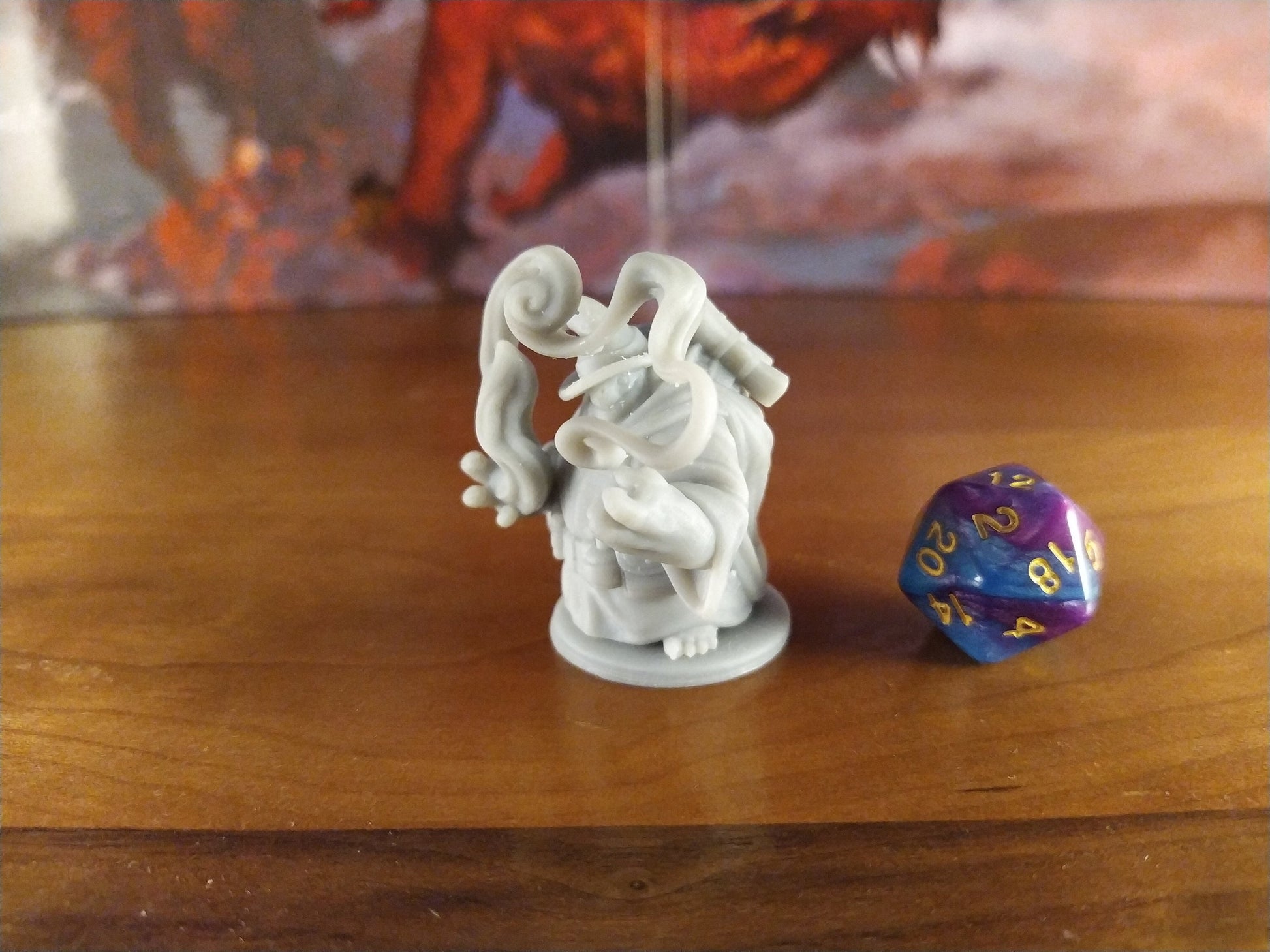 Tortle Sorcerer Miniature | Tabletop RPG Miniature | Epic 'N' Stuff | Roleplaying 3D Printed Fantasy Mini - 3DPrintDen