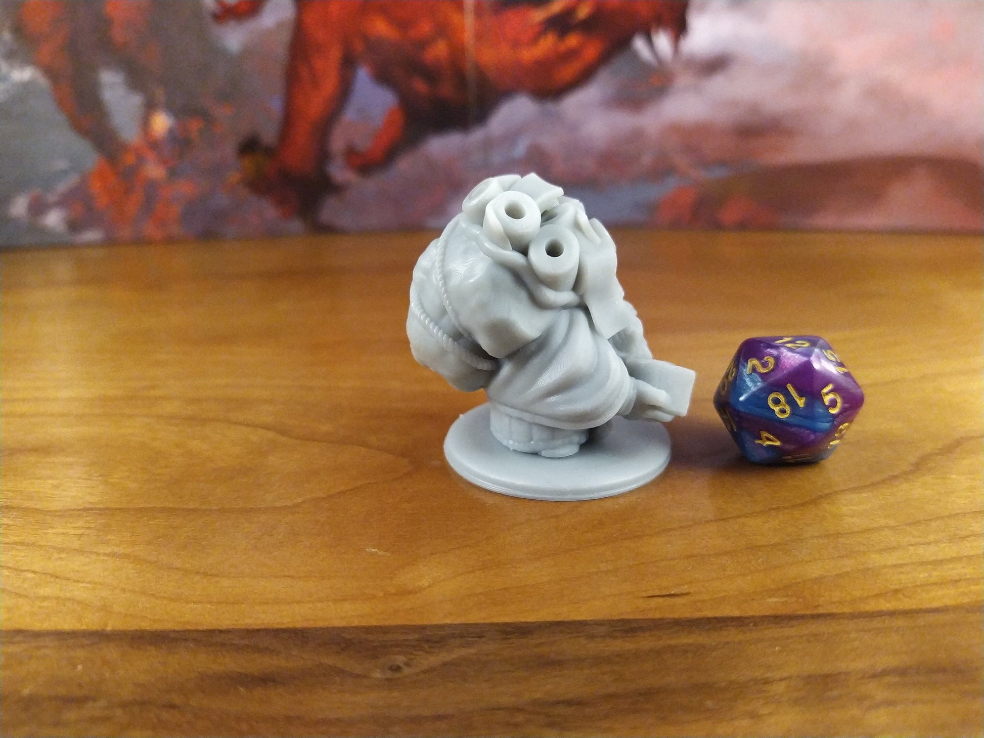 Toilet Paper Merchant | Tabletop RPG Miniature | Epic 'N' Stuff | Roleplaying 3D Printed Fantasy Mini - 3DPrintDen