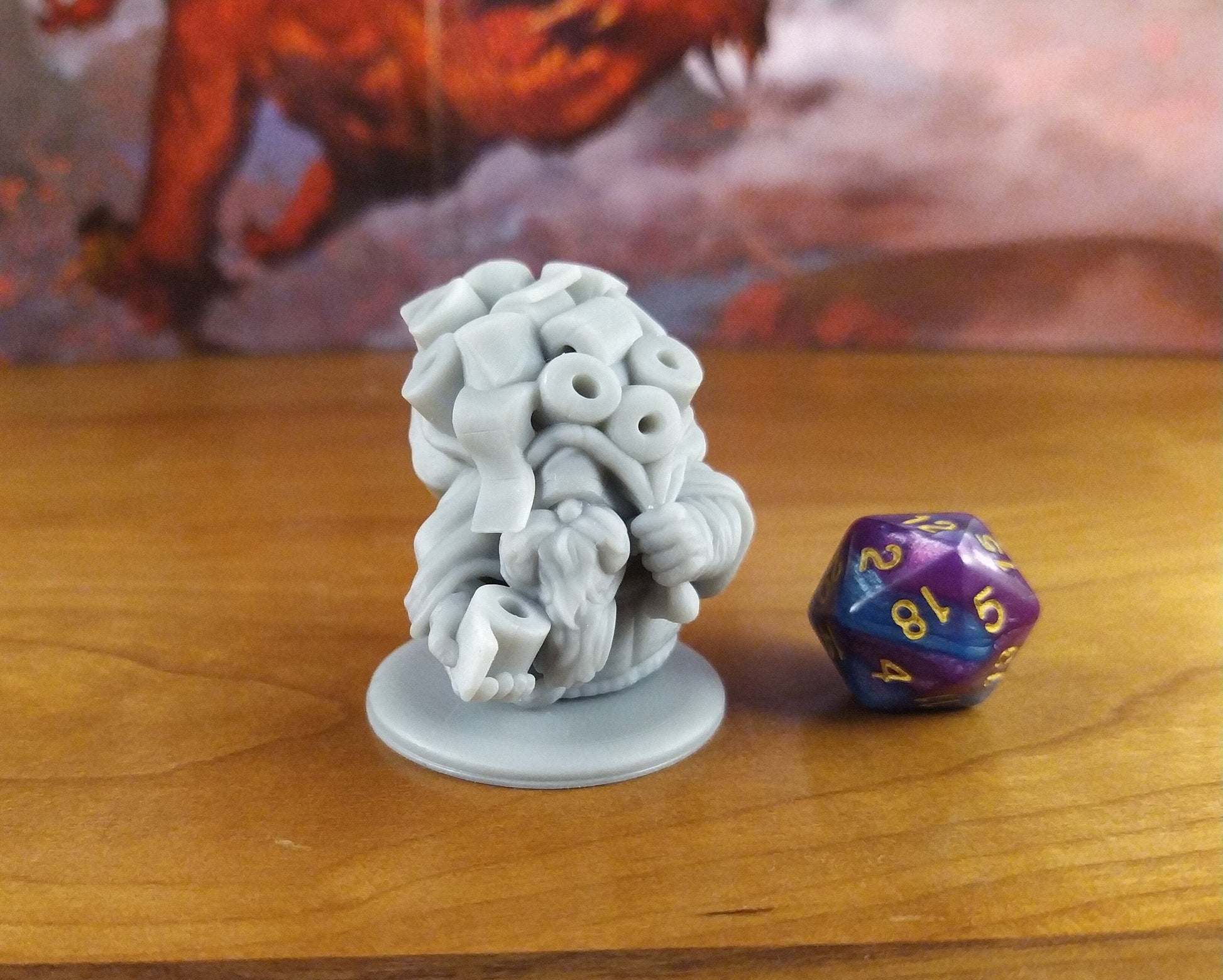 Toilet Paper Merchant | Tabletop RPG Miniature | Epic 'N' Stuff | Roleplaying 3D Printed Fantasy Mini - 3DPrintDen