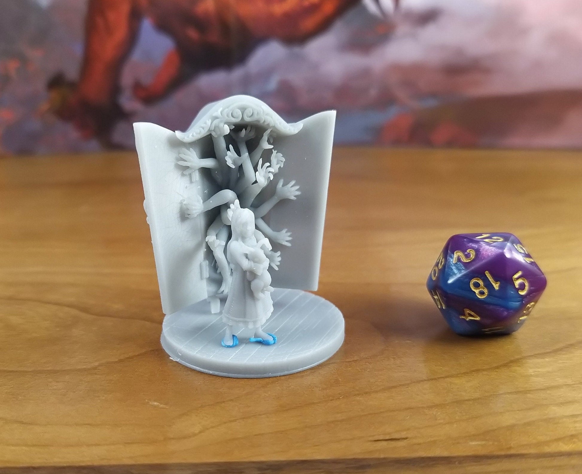 Little Girl Miniature | Tabletop RPG Miniature | Great Grimoire | Roleplaying 3D Printed Fantasy Mini - 3DPrintDen