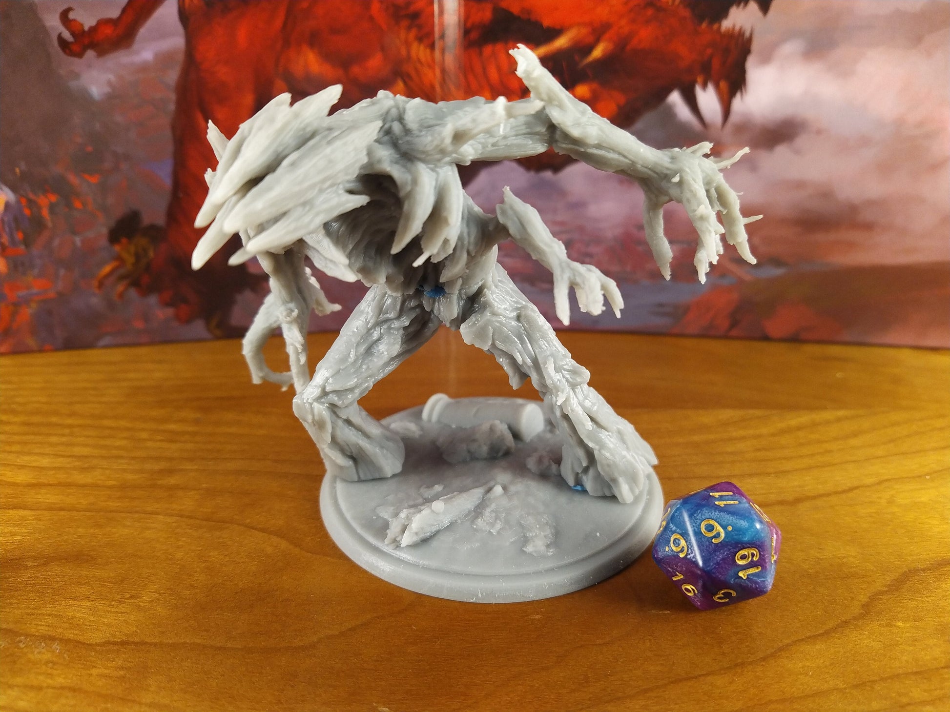 Treant Miniature | Tabletop RPG Miniature | Rescale Miniature | Roleplaying 3D Printed Fantasy Mini - 3DPrintDen