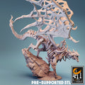 Undead Dragon Miniature | Tabletop RPG Miniature | Rescale Miniature | Roleplaying 3D Printed Fantasy Mini - 3DPrintDen