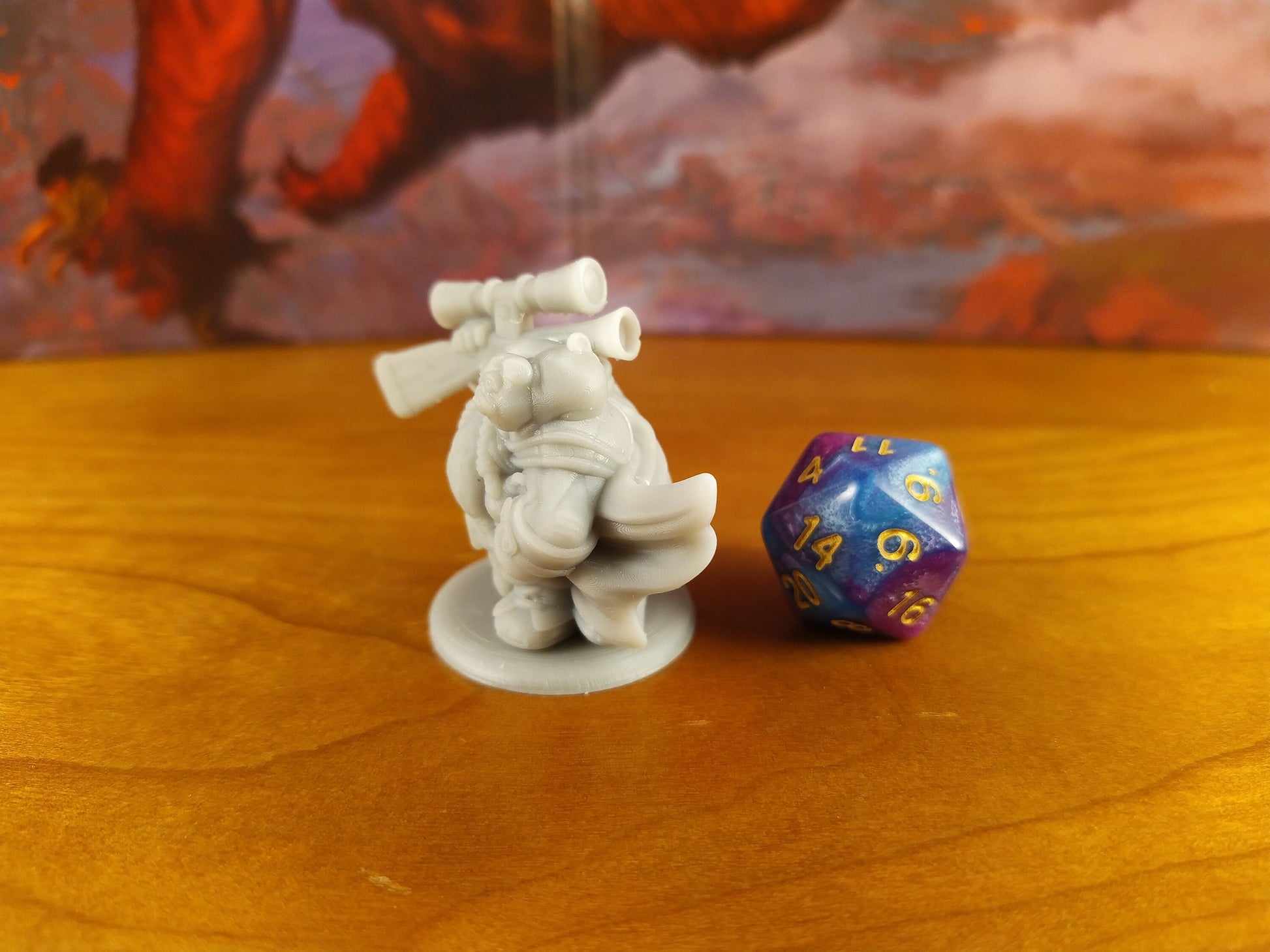 Dwarven Ranger | Tabletop RPG Miniature | Epic 'N' Stuff | Roleplaying 3D Printed Fantasy Mini - 3DPrintDen