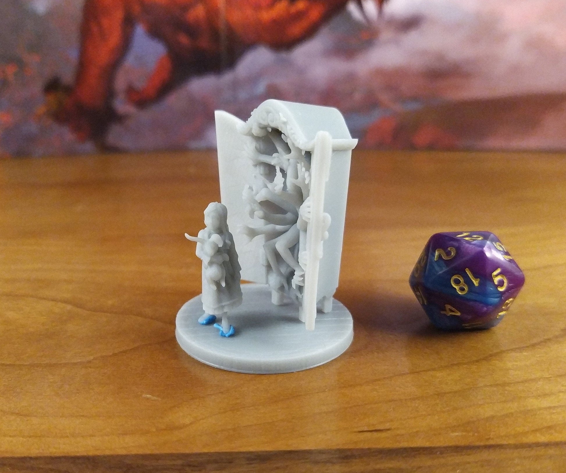 Little Girl Miniature | Tabletop RPG Miniature | Great Grimoire | Roleplaying 3D Printed Fantasy Mini - 3DPrintDen