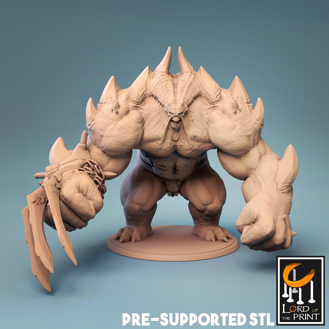 Nemesis Miniature | Tabletop RPG Miniature | Rescale Miniature | Roleplaying 3D Printed Fantasy Mini - 3DPrintDen