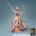 Female Sea Guardian | Tabletop RPG Miniature | Rescale Miniature | Roleplaying 3D Printed Fantasy Mini - 3DPrintDen