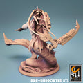 Sea Triton Miniature | Tabletop RPG Miniature | Rescale Miniature | Roleplaying 3D Printed Fantasy Mini - 3DPrintDen