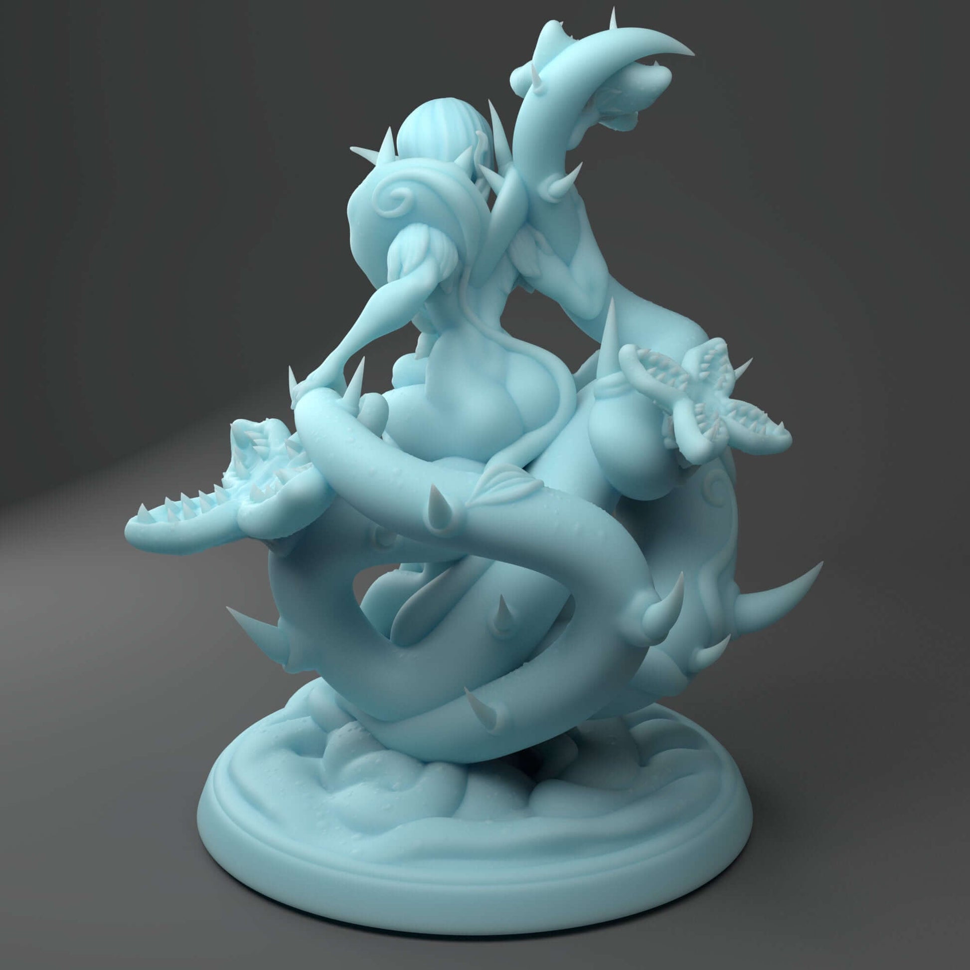 Mandrake Miniature | Twin Goddess Miniatures | Tabletop RPG Miniature | Roleplaying 3D Printed Fantasy Mini - 3DPrintDen