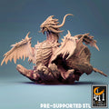 Leviathan Miniature | Tabletop RPG Miniature | Rescale Miniature | Roleplaying 3D Printed Fantasy Mini - 3DPrintDen