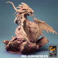 Leviathan Miniature | Tabletop RPG Miniature | Rescale Miniature | Roleplaying 3D Printed Fantasy Mini - 3DPrintDen