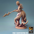 Female Sea Guardian | Tabletop RPG Miniature | Rescale Miniature | Roleplaying 3D Printed Fantasy Mini - 3DPrintDen