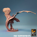 Oriental Dragon Miniature | Tabletop RPG Miniature | Rescale Miniature | Roleplaying 3D Printed Fantasy Mini - 3DPrintDen