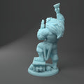 Firbolg Cook Miniature | Twin Goddess Miniatures | Tabletop RPG Miniature | Roleplaying 3D Printed Fantasy Mini - 3DPrintDen