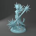 Female Sun Cleric Miniature | Twin Goddess Miniatures | Tabletop RPG Miniature | Roleplaying 3D Printed Fantasy Mini - 3DPrintDen