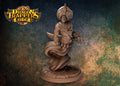 Genie Warrior Miniature, Kadir | Tabletop RPG Miniature | Dragon Trappers Lodge | Roleplaying 3D Printed Fantasy Mini - 3DPrintDen