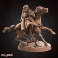 Cavalry Battlesister Miniature | Tabletop RPG Miniature | Bite the Bullet | Roleplaying 3D Printed Fantasy Mini - 3DPrintDen