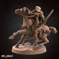 Cavalry Battlesister Miniature | Tabletop RPG Miniature | Bite the Bullet | Roleplaying 3D Printed Fantasy Mini - 3DPrintDen