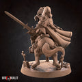 Cavalry Battlesister Miniature | Tabletop RPG Miniature | Bite the Bullet | Roleplaying 3D Printed Fantasy Mini - 3DPrintDen