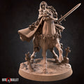 Cavalry Battlesister Miniature | Tabletop RPG Miniature | Bite the Bullet | Roleplaying 3D Printed Fantasy Mini - 3DPrintDen