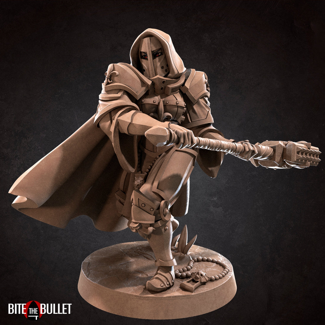 Vanguard Battlesister Miniature | Tabletop RPG Miniature | Bite the Bullet | Roleplaying 3D Printed Fantasy Mini - 3DPrintDen