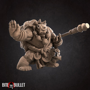 Tortle Monk Miniature | Tabletop RPG Miniature | Bite the Bullet | Roleplaying 3D Printed Fantasy Mini - 3DPrintDen