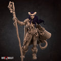 Tiefling Druid Miniature | Tabletop RPG Miniature | Bite the Bullet | Roleplaying 3D Printed Fantasy Mini - 3DPrintDen