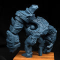 Stone Golem Miniature | Tabletop RPG Miniature | Creature Armory | Roleplaying 3D Printed Fantasy Mini - 3DPrintDen