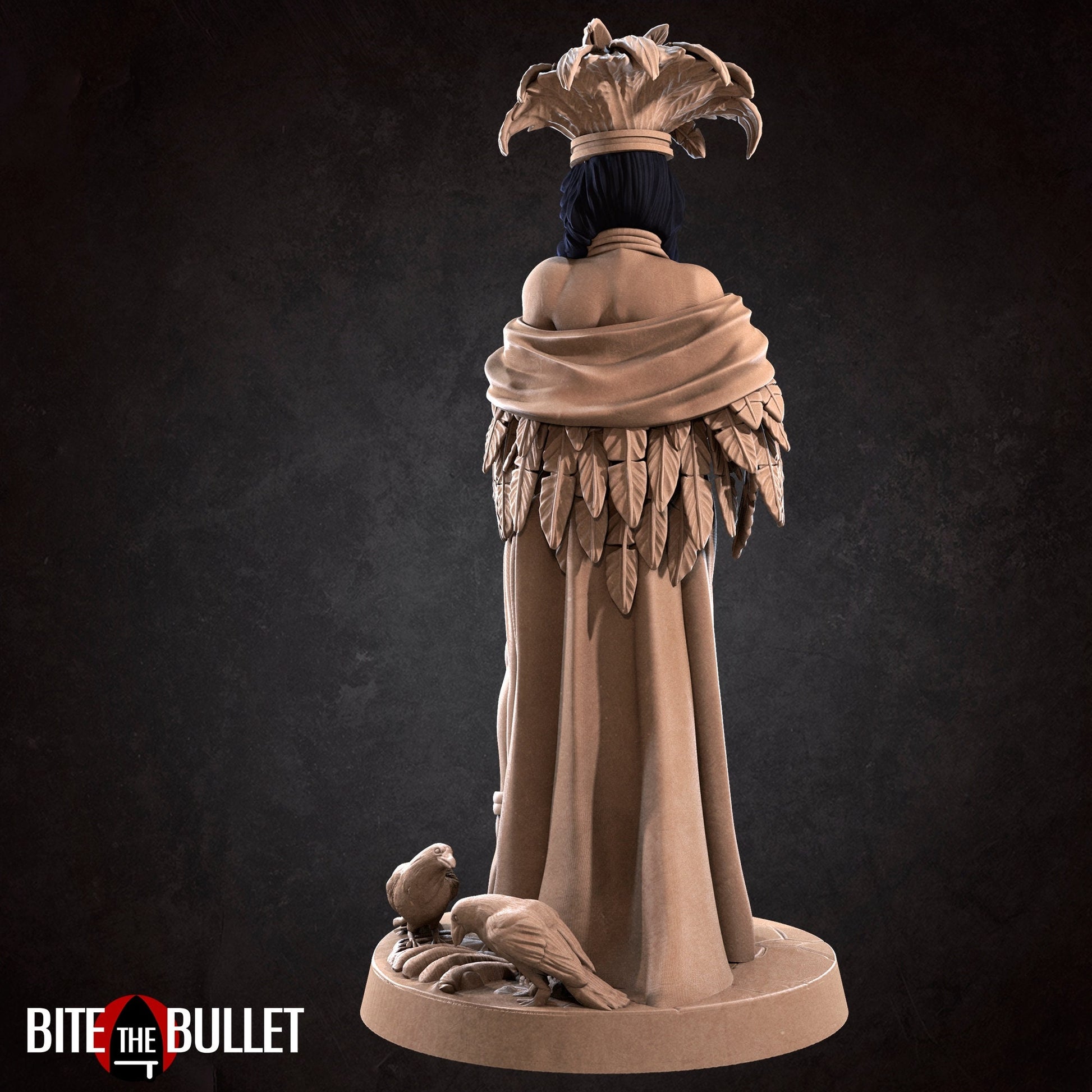 Lake Witch Miniature, Agnes | Tabletop RPG Miniature | Bite the Bullet | Roleplaying 3D Printed Fantasy Mini - 3DPrintDen