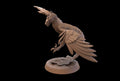 Flying Raptor Miniature | Tabletop RPG Miniature | Dragon Trappers Lodge | Roleplaying 3D Printed Fantasy Mini - 3DPrintDen