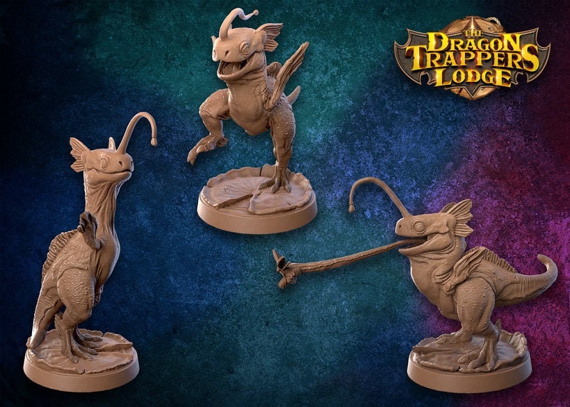 Glow Hopper Miniature | Tabletop RPG Miniature | Dragon Trappers Lodge | Roleplaying 3D Printed Fantasy Mini - 3DPrintDen