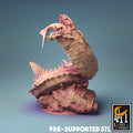 World Serpent Jormungandr Miniature | Tabletop RPG Miniature | Rescale Miniature | Roleplaying 3D Printed Fantasy Mini - 3DPrintDen