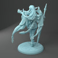 The Silver Dragon Elf Miniature, Argenta | Twin Goddess Miniatures | Tabletop RPG Miniature | Roleplaying 3D Printed Fantasy Mini - 3DPrintDen