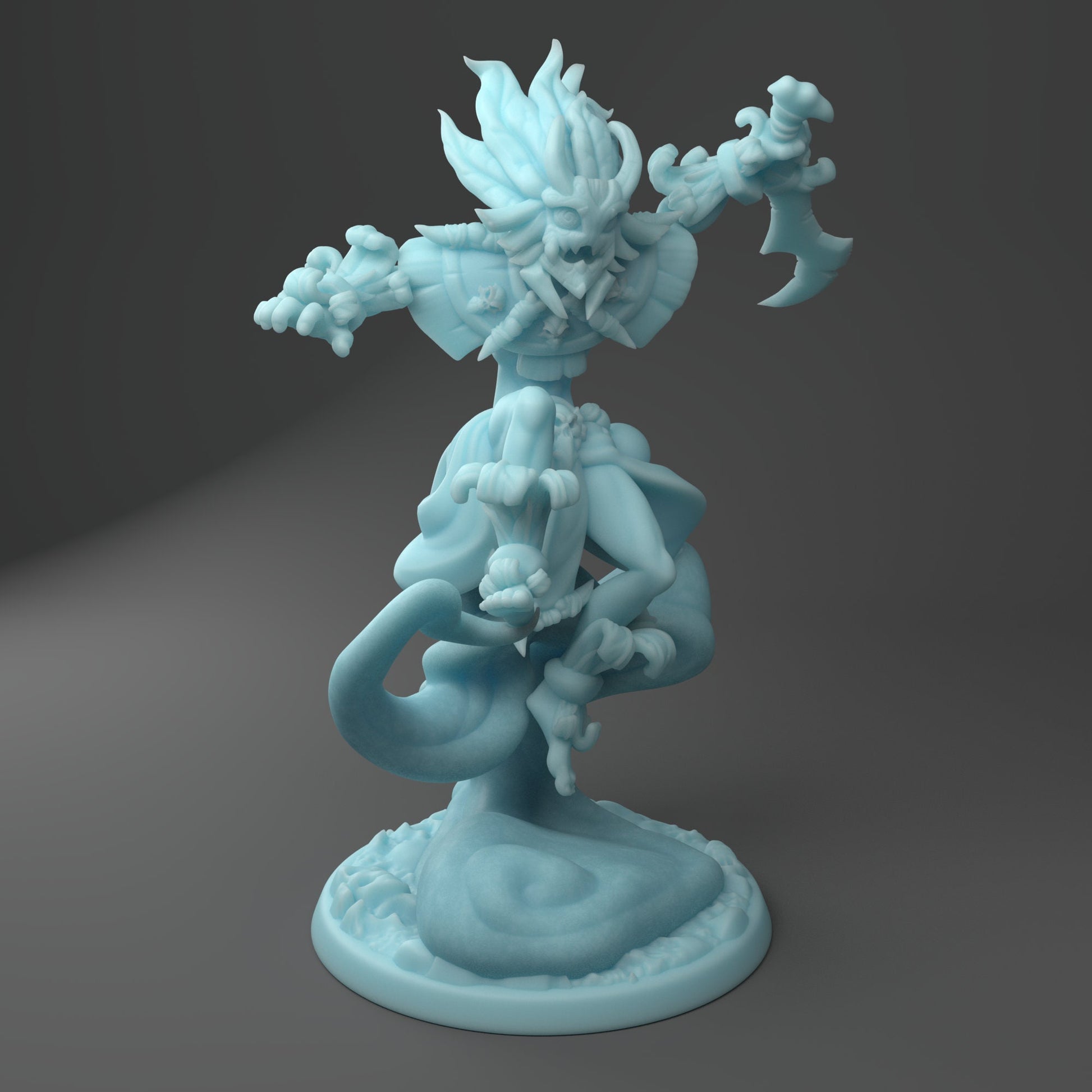 Human Witchdoctor Miniature, Mageebo | Twin Goddess Miniatures | Tabletop RPG Miniature | Roleplaying 3D Printed Fantasy Mini - 3DPrintDen