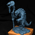 Crocodile Man Miniature | Tabletop RPG Miniature | Creature Armory | Roleplaying 3D Printed Fantasy Mini - 3DPrintDen