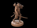 Demon Samurai Miniature, Kaze | Tabletop RPG Miniature | Dragon Trappers Lodge | Roleplaying 3D Printed Fantasy Mini - 3DPrintDen