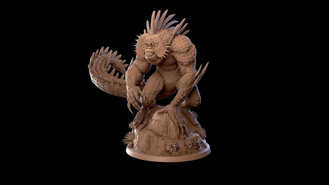 Skunk Ape Miniature | Dragon Trappers Lodge | Tabletop RPG Miniature | Roleplaying 3D Printed Fantasy Mini - 3DPrintDen