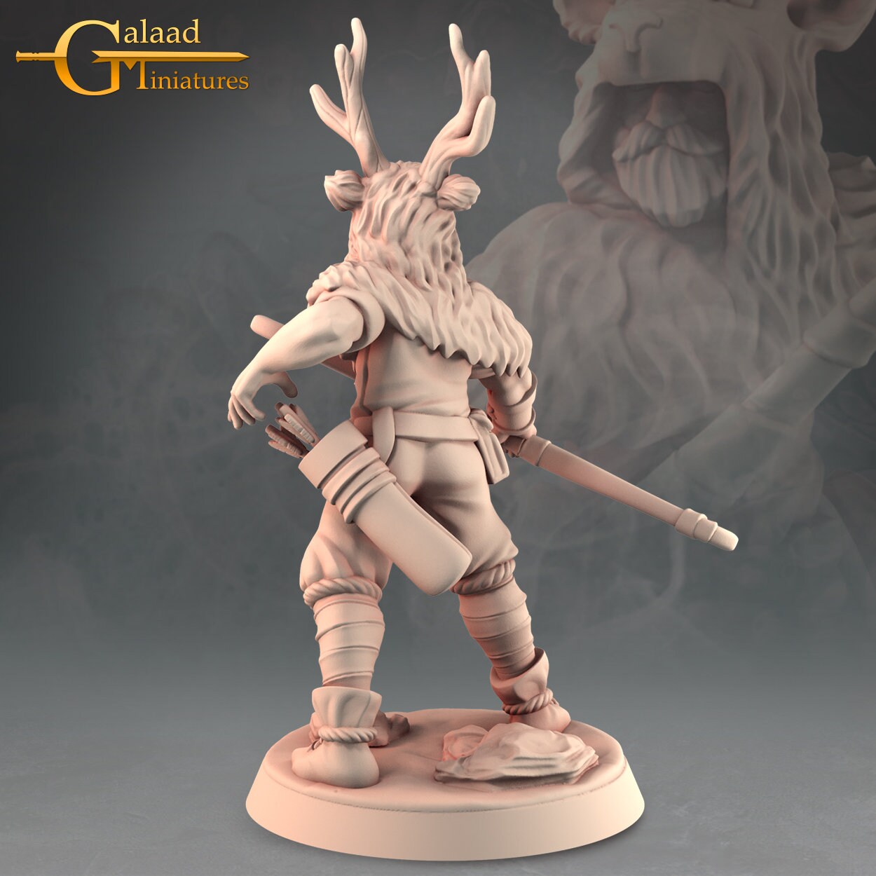 Scout Miniature | Tabletop RPG Miniature | Galaad Miniatures | Roleplaying 3D Printed Fantasy Mini - 3DPrintDen