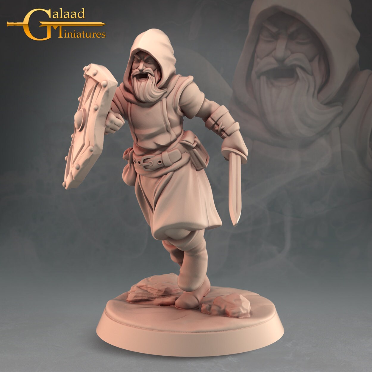 Scout Miniature | Tabletop RPG Miniature | Galaad Miniatures | Roleplaying 3D Printed Fantasy Mini - 3DPrintDen