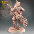 Foxfolk Bard Miniature | Tabletop RPG Miniature | Galaad Miniatures | Roleplaying 3D Printed Fantasy Mini - 3DPrintDen