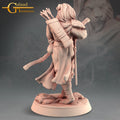 Lionfolk Archer Miniature | Tabletop RPG Miniature | Galaad Miniatures | Roleplaying 3D Printed Fantasy Mini - 3DPrintDen