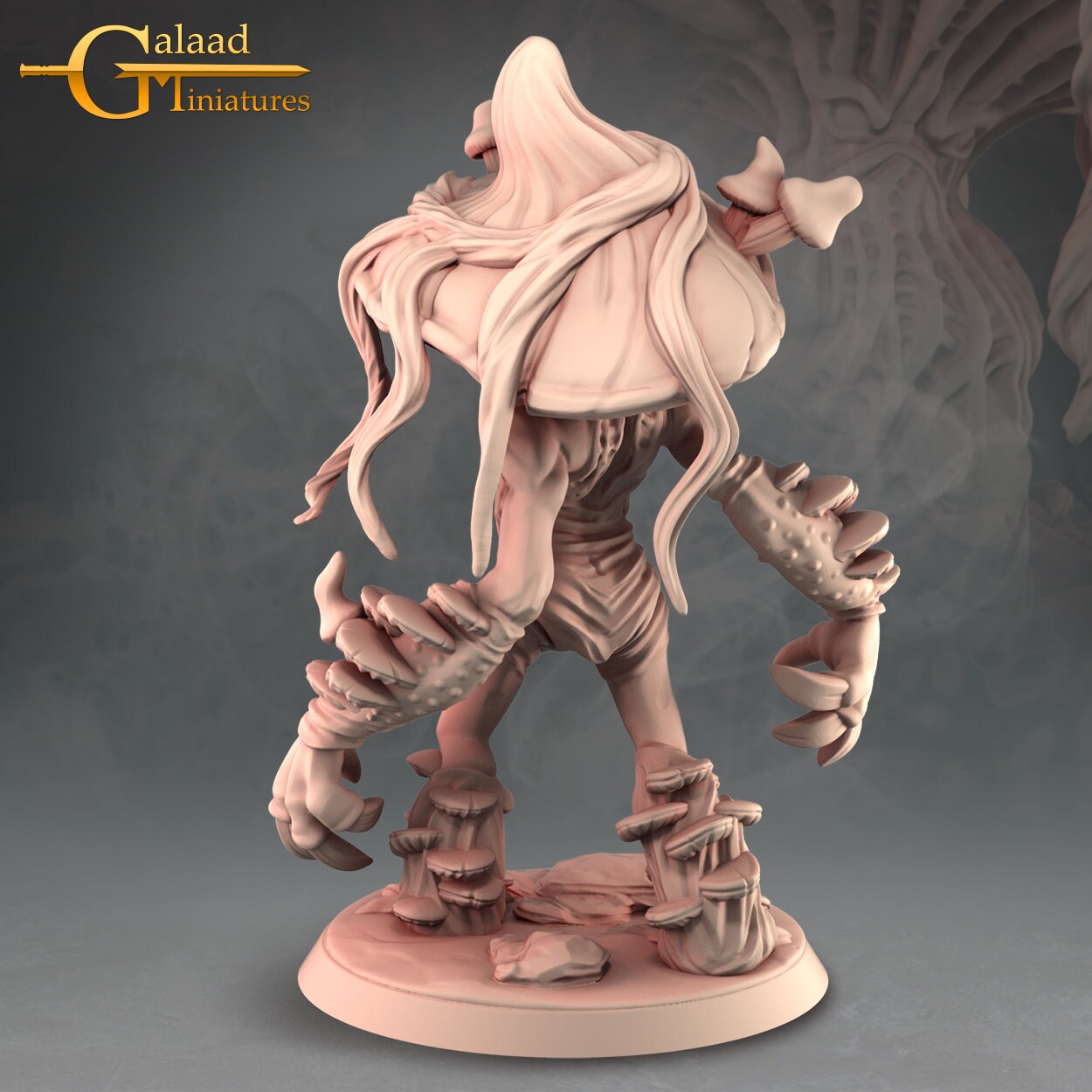 Myconid Miniature | Tabletop RPG Miniature | Galaad Miniatures | Roleplaying 3D Printed Fantasy Mini - 3DPrintDen