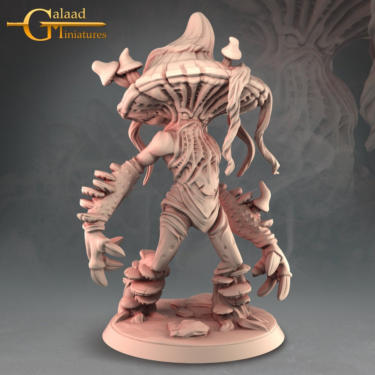 Myconid Miniature | Tabletop RPG Miniature | Galaad Miniatures | Roleplaying 3D Printed Fantasy Mini - 3DPrintDen