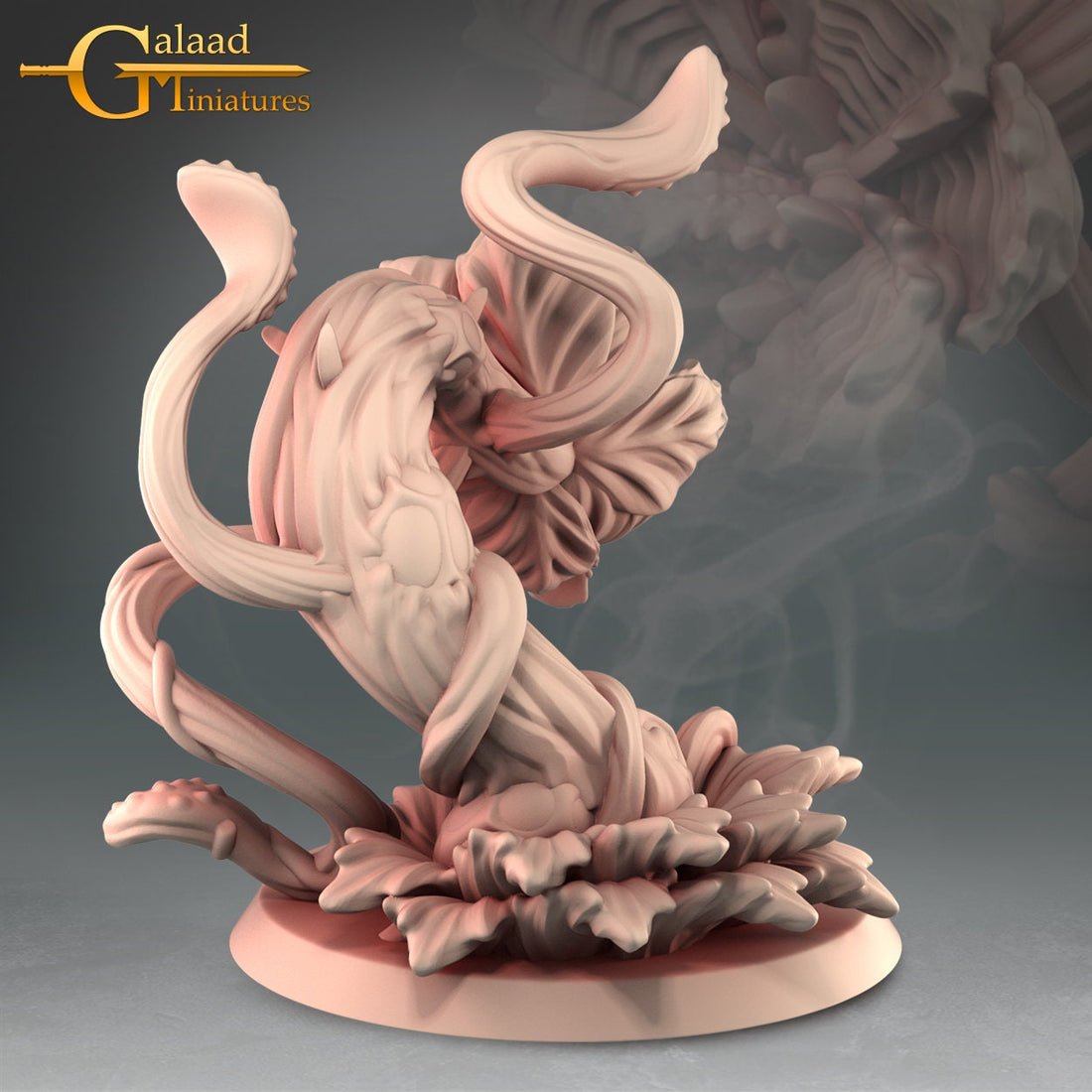 Carnivorous Plant Miniature | Tabletop RPG Miniature | Galaad Miniatures | Roleplaying 3D Printed Fantasy Mini - 3DPrintDen